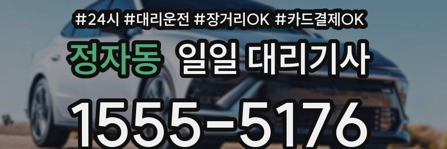정자동 일일 대리기사