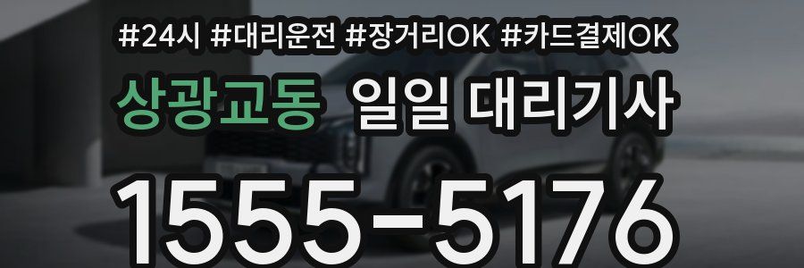 상광교동 일일 대리기사