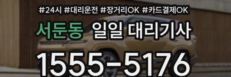 서둔동 일일 대리기사