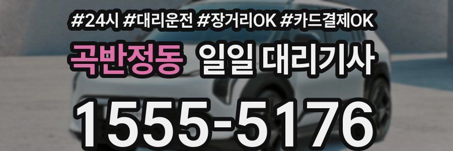 곡반정동 일일 대리기사