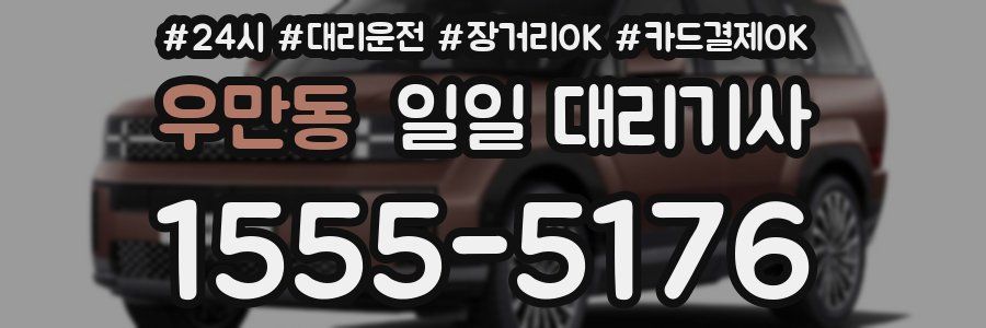 우만동 일일 대리기사