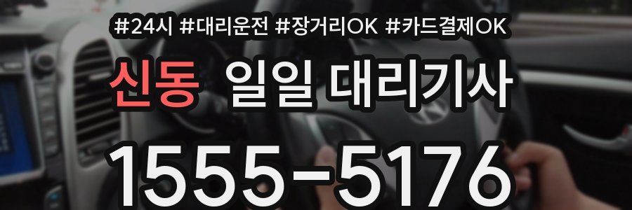 신동 일일 대리기사