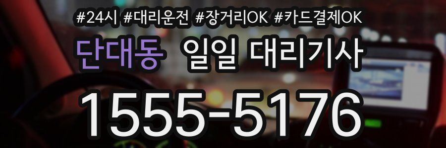 단대동 일일 대리기사