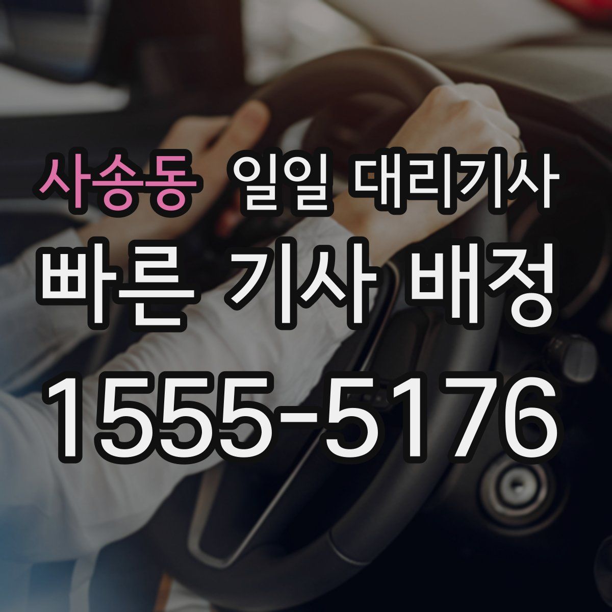 사송동 일일 대리기사