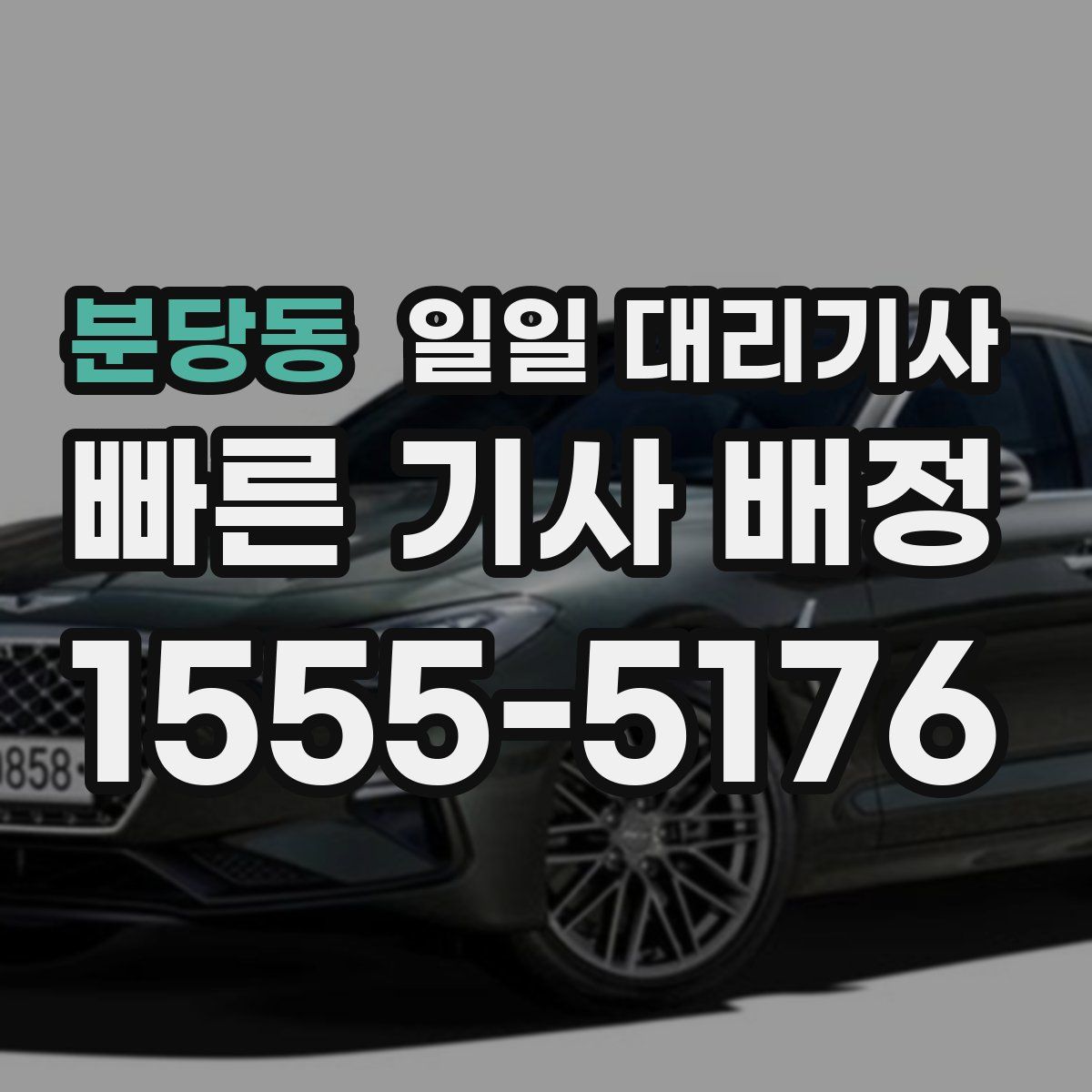 분당동 일일 대리기사