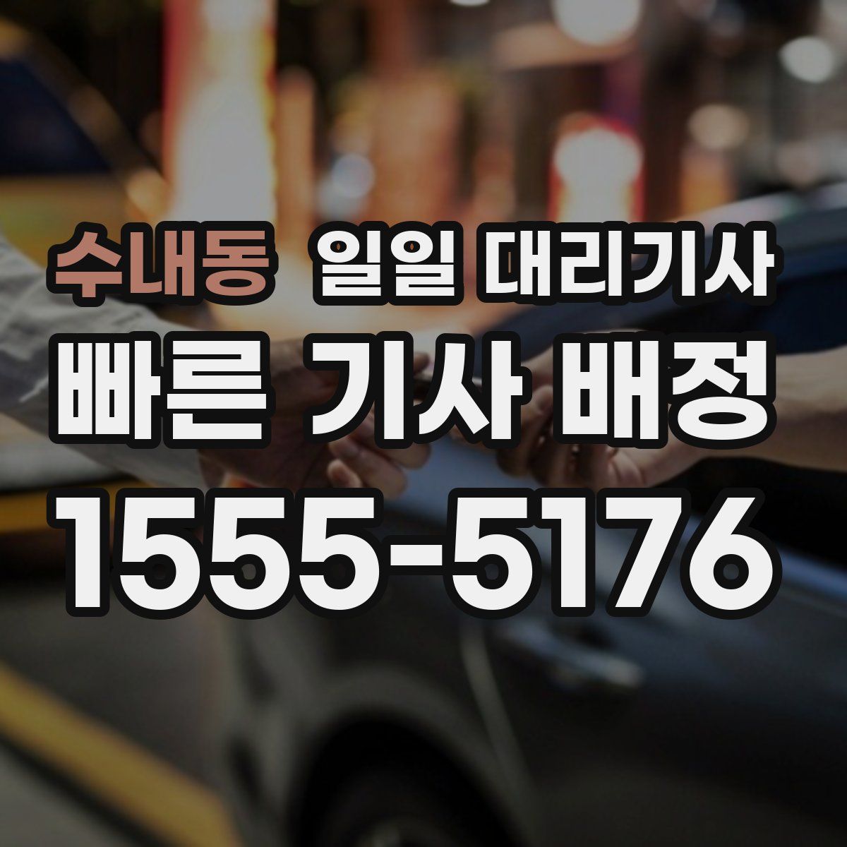 수내동 일일 대리기사