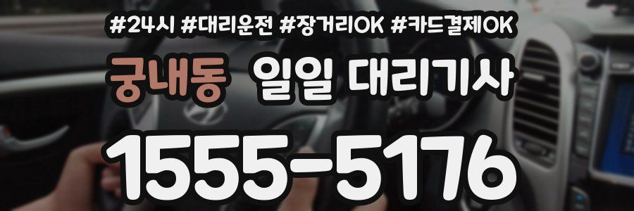 궁내동 일일 대리기사