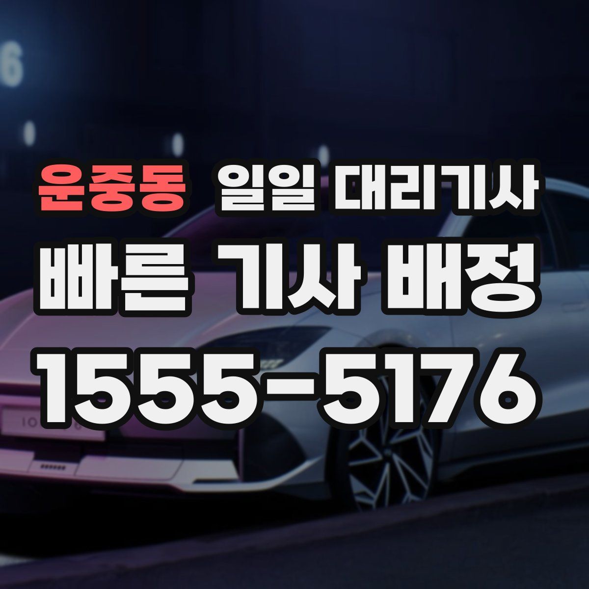 운중동 일일 대리기사