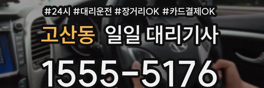 고산동 일일 대리기사