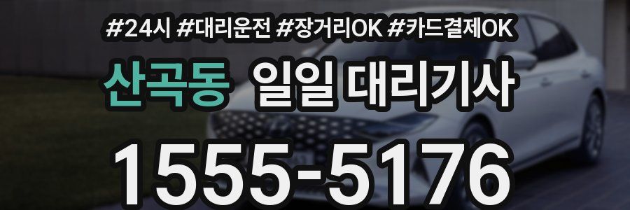 산곡동 일일 대리기사