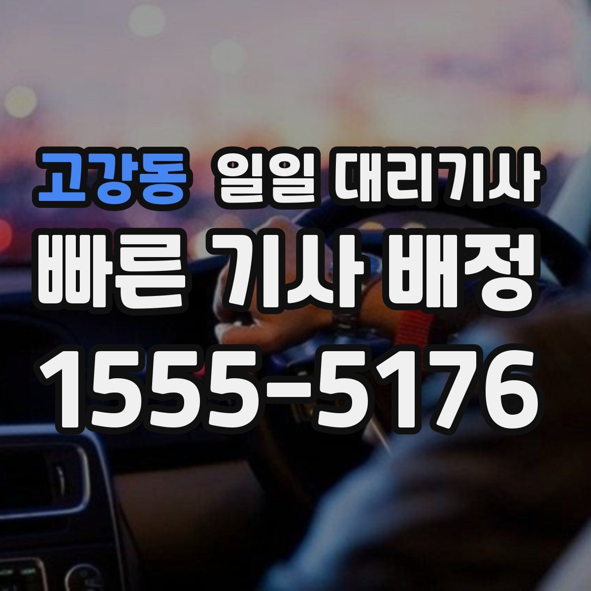 고강동 일일 대리기사