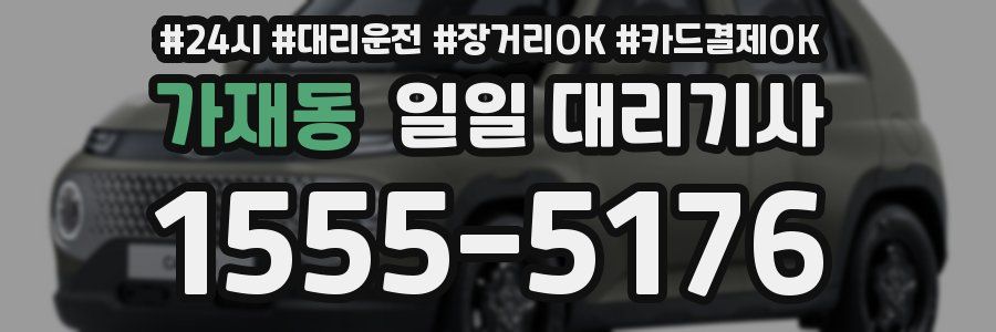 가재동 일일 대리기사