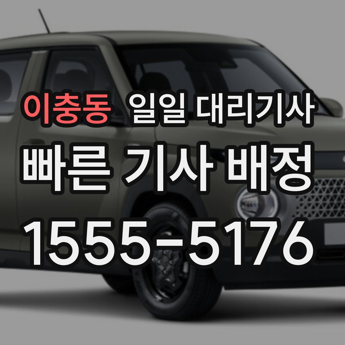 이충동 일일 대리기사