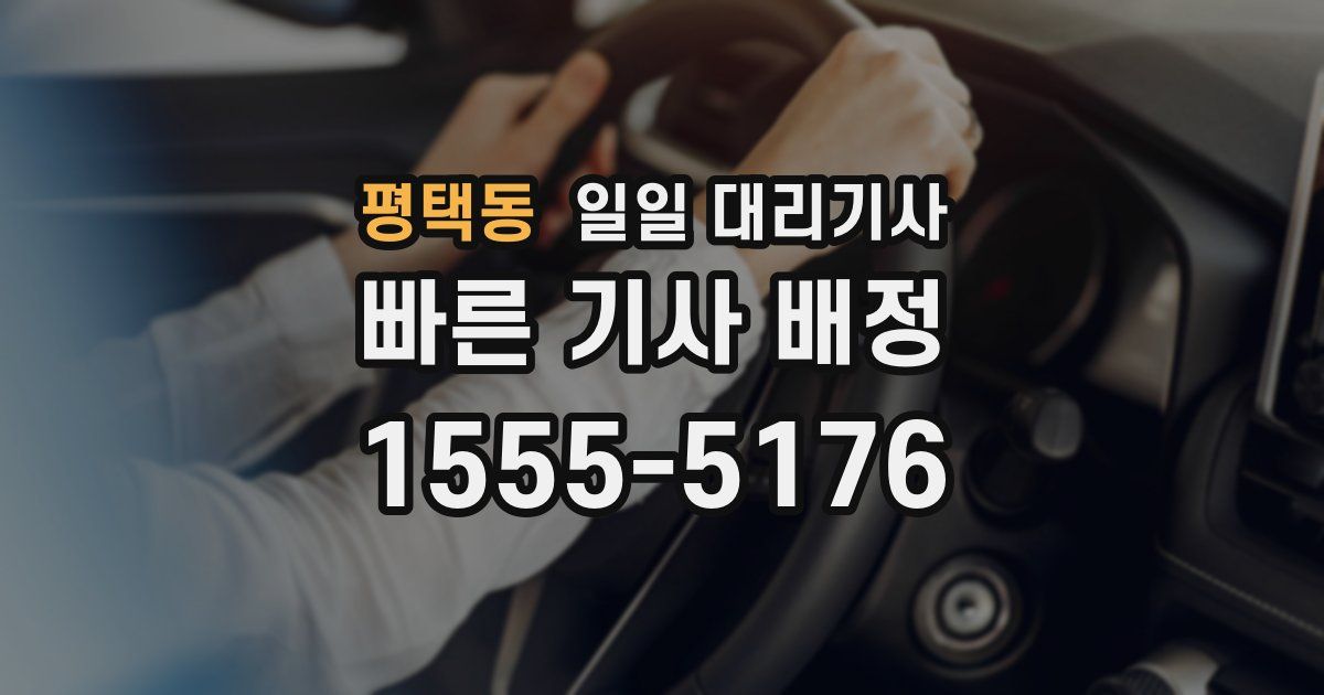 평택동 일일 대리기사