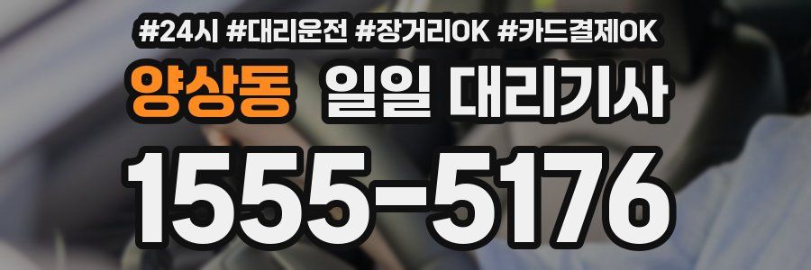양상동 일일 대리기사