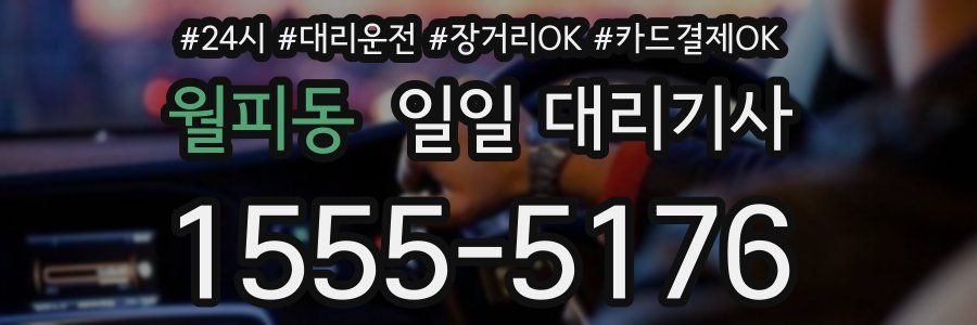 월피동 일일 대리기사