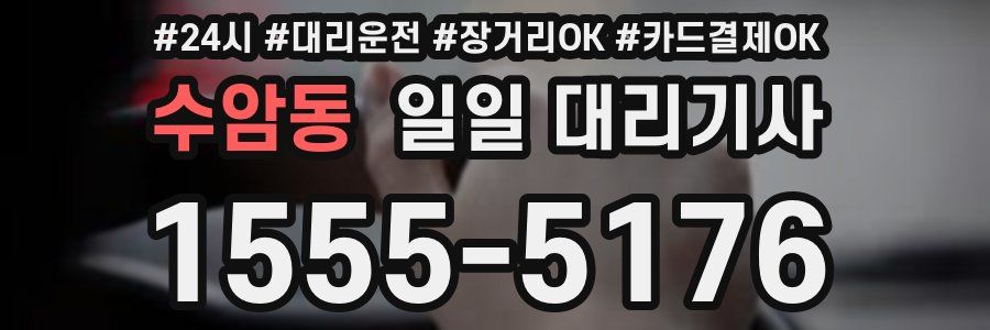 수암동 일일 대리기사