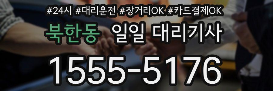 북한동 일일 대리기사