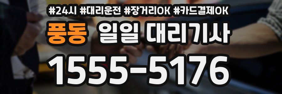풍동 일일 대리기사