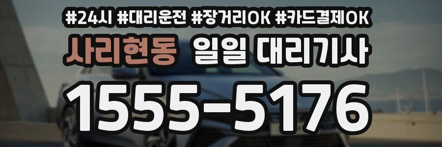 사리현동 일일 대리기사