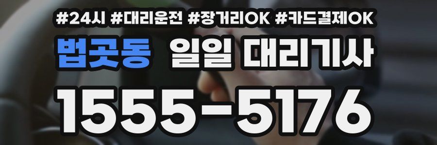 법곳동 일일 대리기사