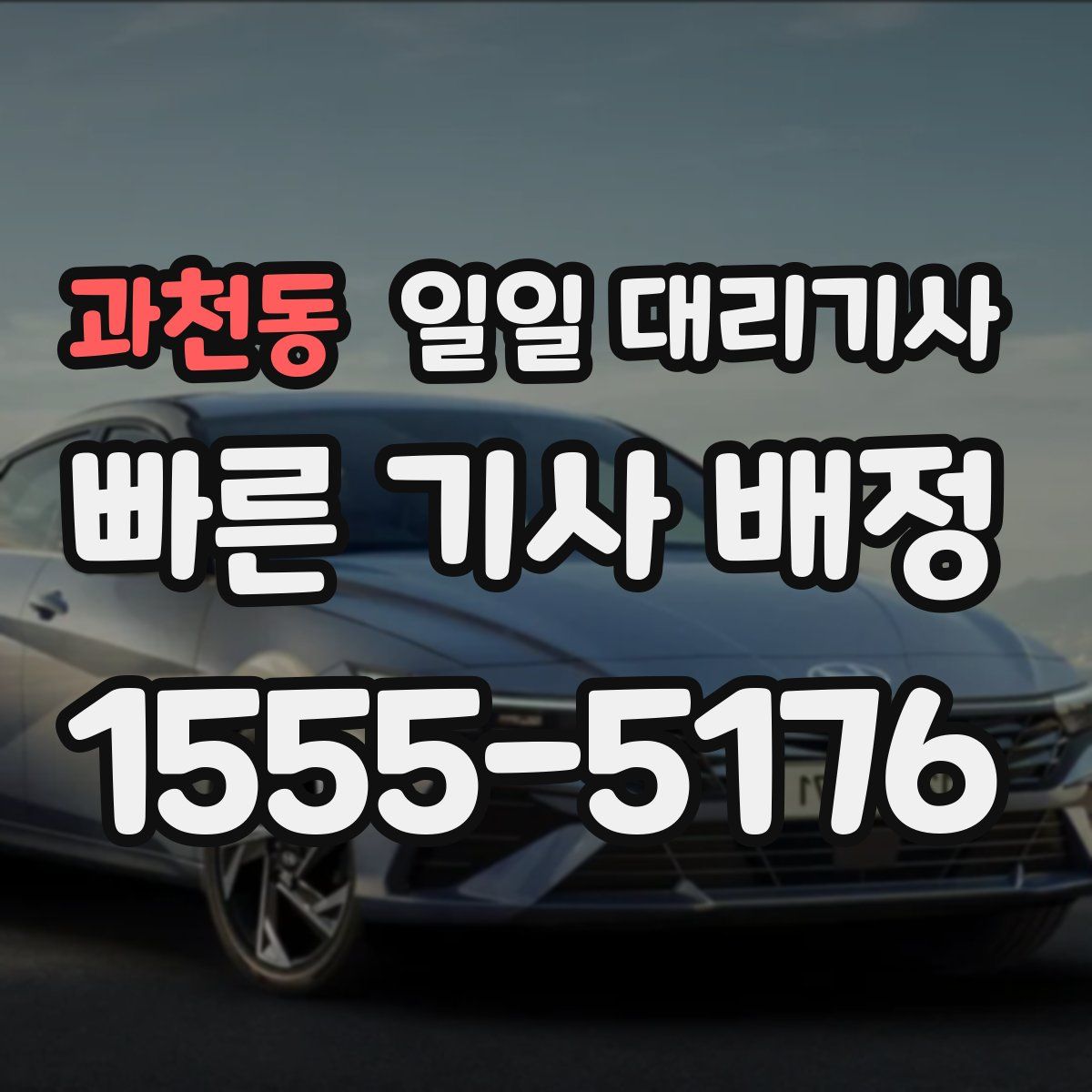 과천동 일일 대리기사