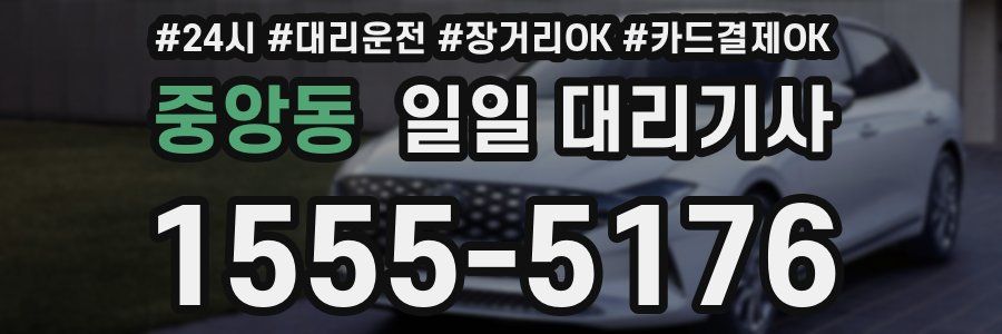 중앙동 일일 대리기사