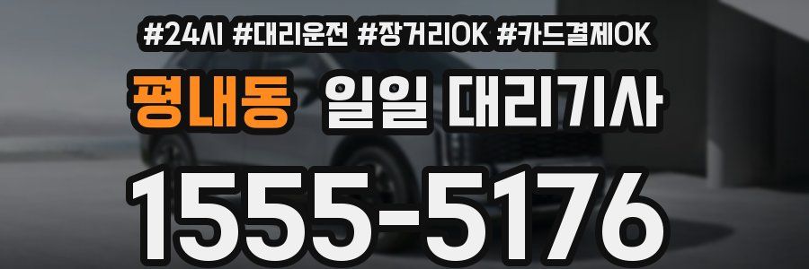 평내동 일일 대리기사