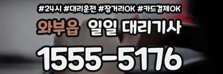 와부읍 일일 대리기사