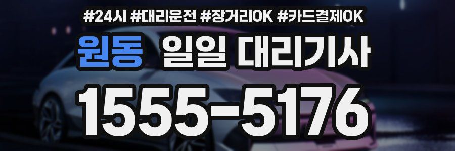 원동 일일 대리기사