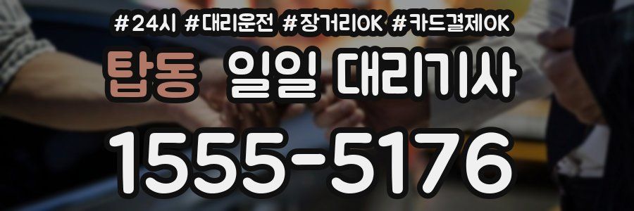 탑동 일일 대리기사