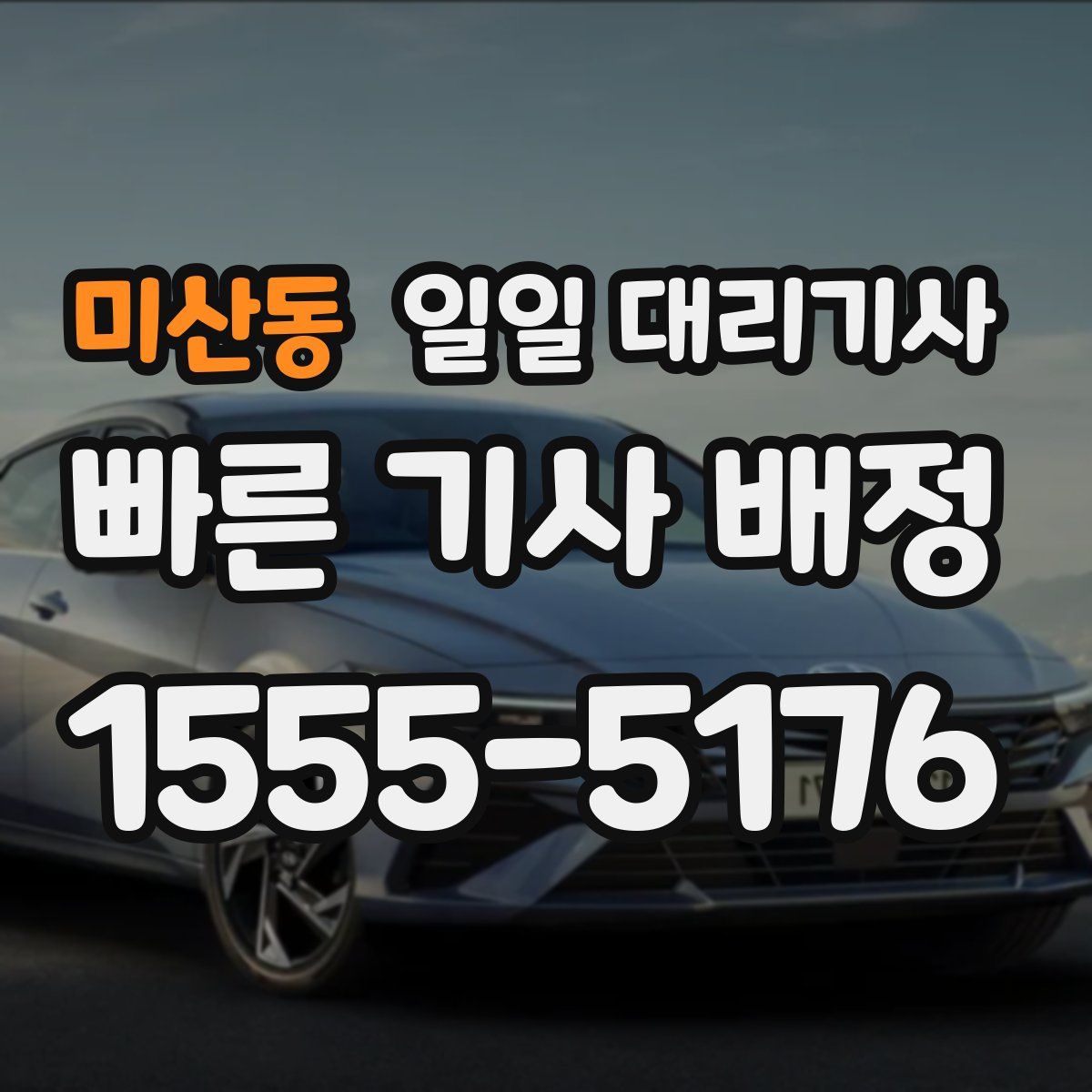 미산동 일일 대리기사