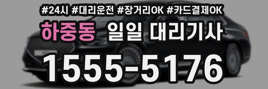 하중동 일일 대리기사