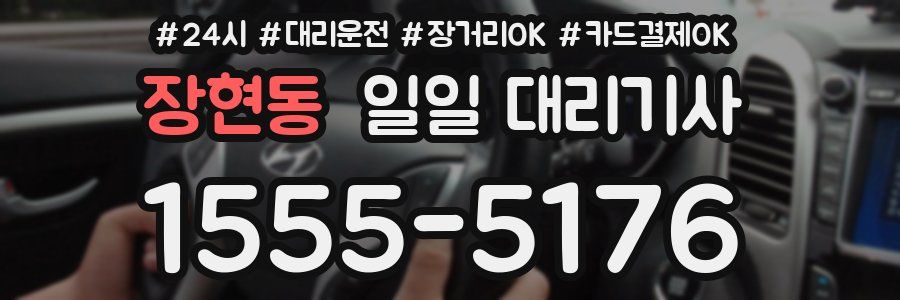 장현동 일일 대리기사