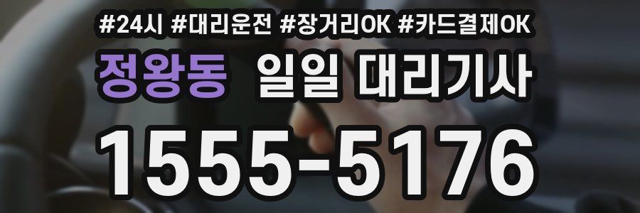 정왕동 일일 대리기사