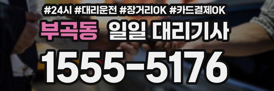 부곡동 일일 대리기사
