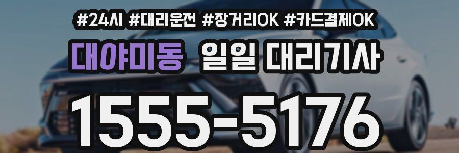 대야미동 일일 대리기사