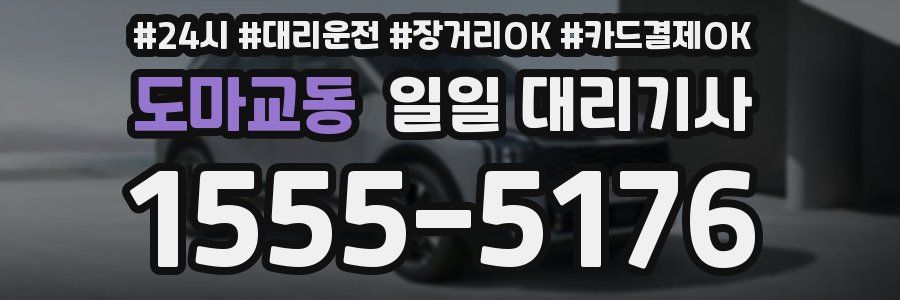 도마교동 일일 대리기사