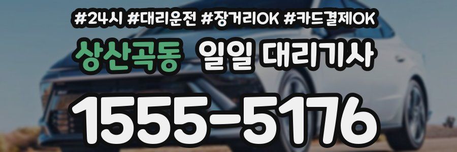 상산곡동 일일 대리기사