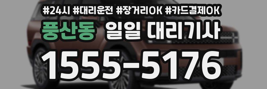 풍산동 일일 대리기사