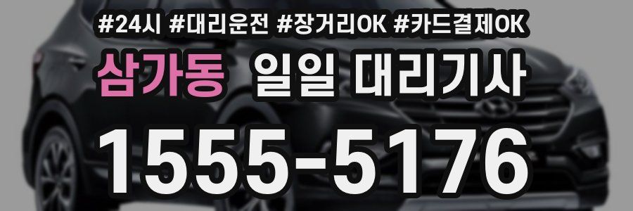 삼가동 일일 대리기사