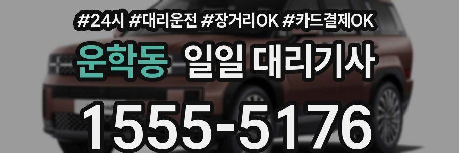 운학동 일일 대리기사