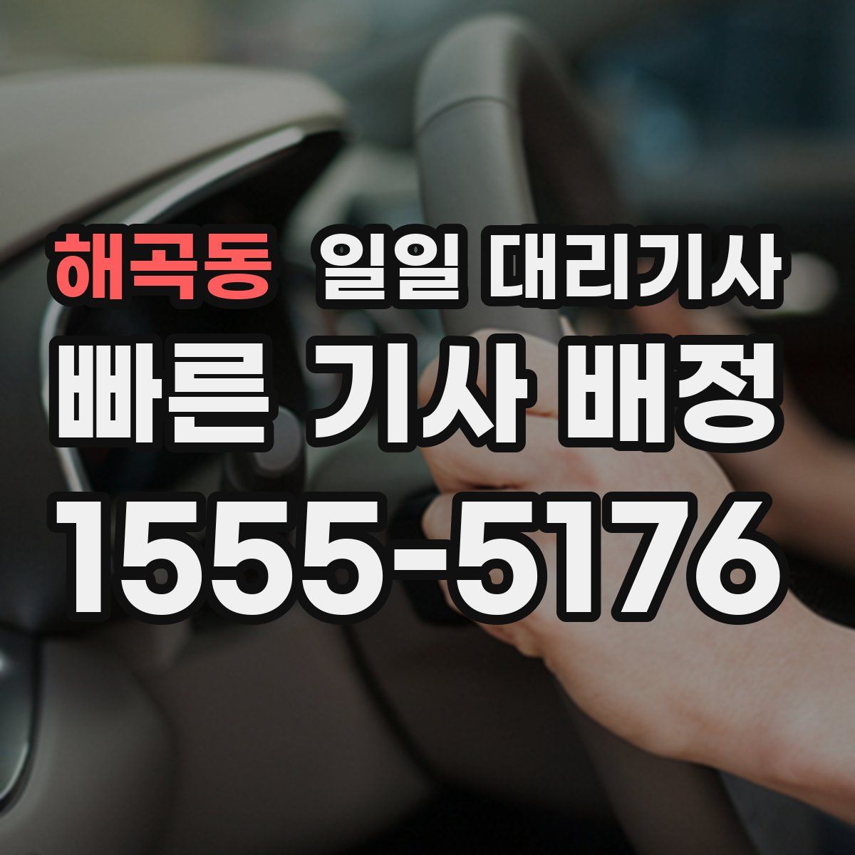 해곡동 일일 대리기사