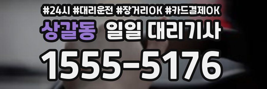 상갈동 일일 대리기사