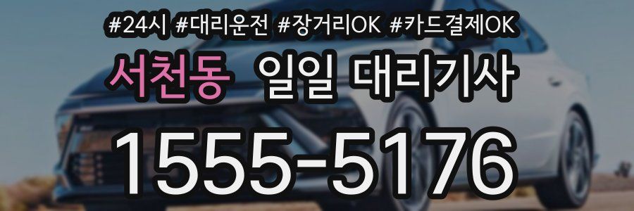 서천동 일일 대리기사