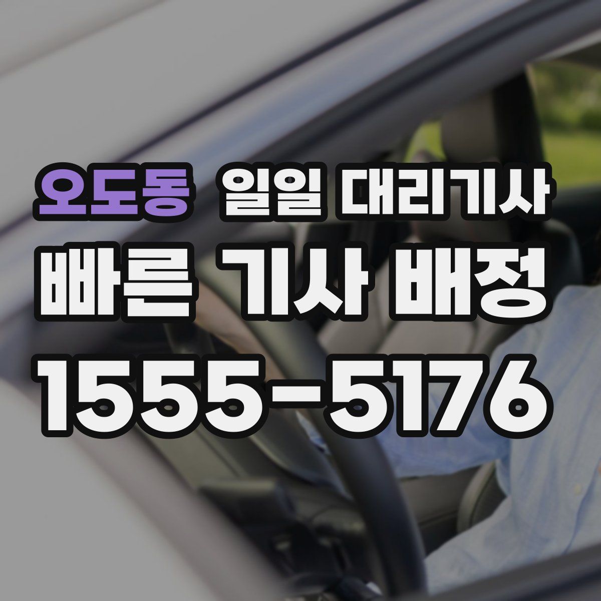 오도동 일일 대리기사