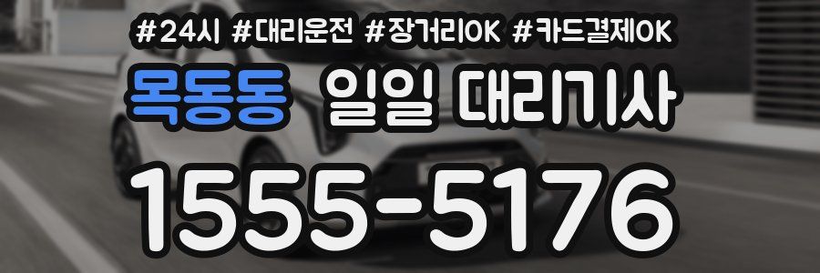 목동동 일일 대리기사