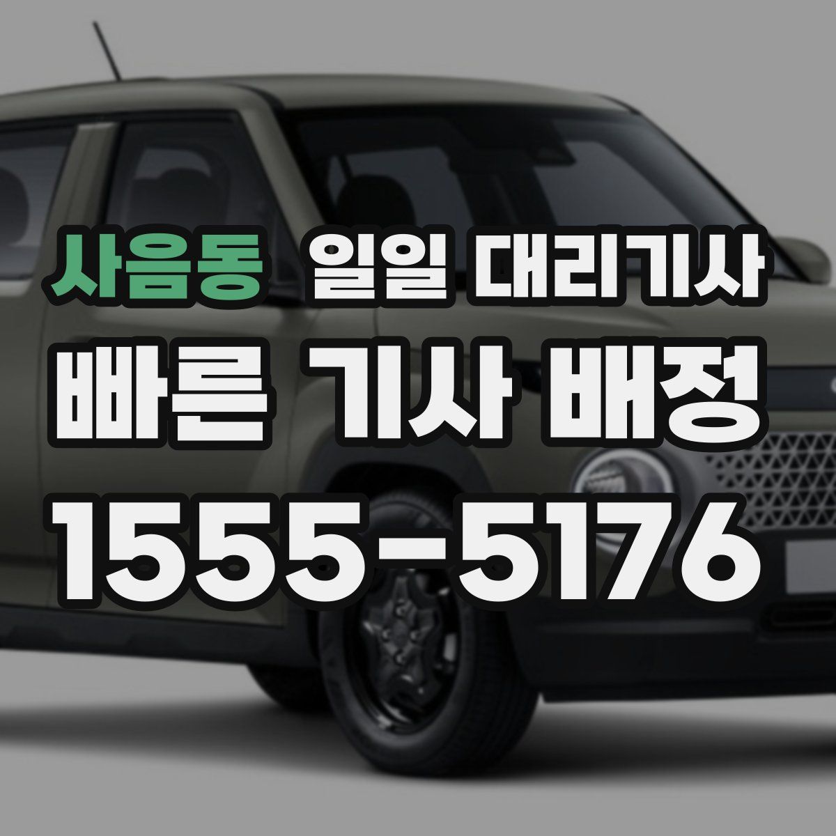 사음동 일일 대리기사