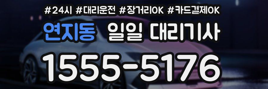 연지동 일일 대리기사