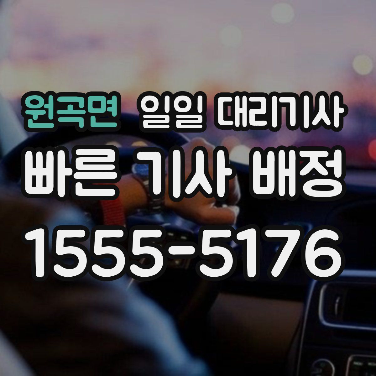 원곡면 일일 대리기사